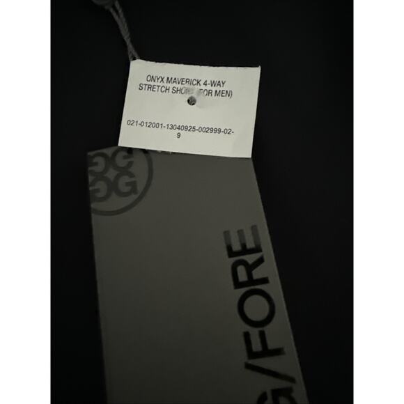 G/Fore Performance Fabric 4-Way Stretch Maverick Shorts NWT Men's 40 Black Onyx - Picture 3 of 8